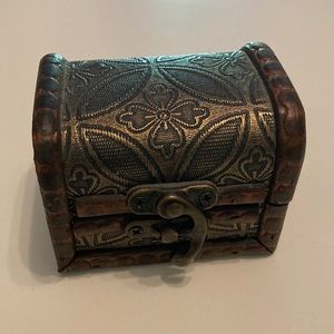 Small Wooden Latched Box - Great for Holding Small Jewelry!